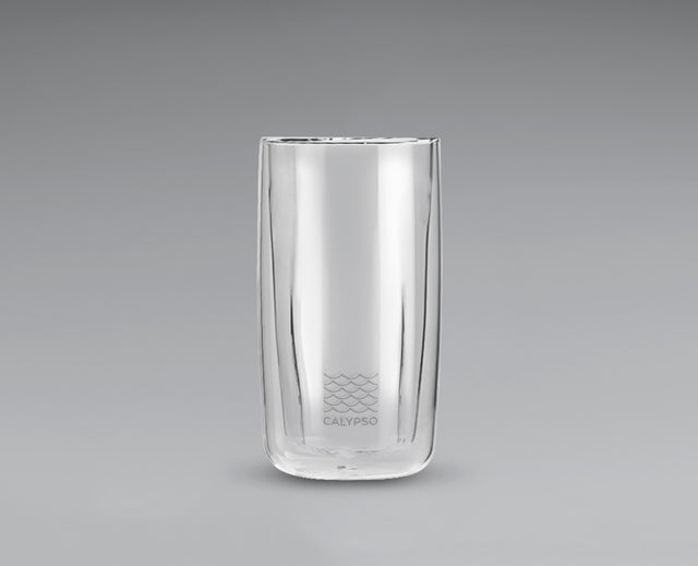 Double Walled Glass Water Cup - 330ml / 12oz