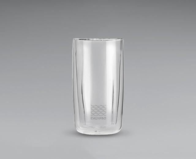 Double Walled Glass Water Cup - 330ml / 12oz