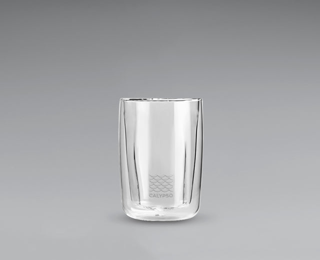 雙層透明玻璃杯 - 250毫升 / 8安士 