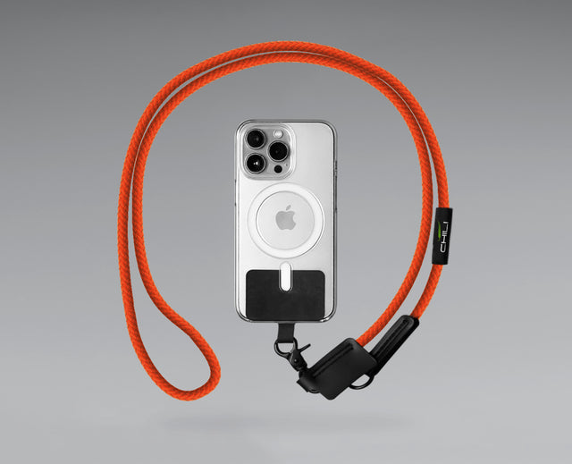 10mm可拆卸手機背帶 - 橙色